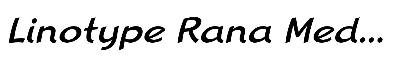 Linotype Rana Medium Italic